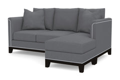 La Brea Reversible Chaise Sleeper Sofa Bed :: Leg Finish: Espresso / Sleeper Option: Deluxe Innerspring Mattress