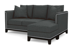 La Brea Reversible Chaise Sleeper Sofa Bed :: Leg Finish: Espresso / Sleeper Option: Deluxe Innerspring Mattress