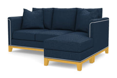 La Brea Reversible Chaise Sleeper Sofa Bed :: Leg Finish: Natural / Sleeper Option: Deluxe Innerspring Mattress