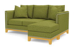 La Brea Reversible Chaise Sleeper Sofa Bed :: Leg Finish: Natural / Sleeper Option: Memory Foam Mattress