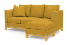 La Brea Reversible Chaise Sleeper Sofa Bed :: Leg Finish: Natural / Sleeper Option: Memory Foam Mattress