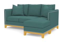 La Brea Reversible Chaise Sleeper Sofa Bed :: Leg Finish: Natural / Sleeper Option: Deluxe Innerspring Mattress