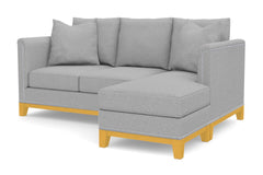 La Brea Reversible Chaise Sleeper Sofa Bed :: Leg Finish: Natural / Sleeper Option: Deluxe Innerspring Mattress