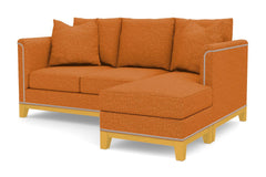 La Brea Reversible Chaise Sleeper Sofa Bed :: Leg Finish: Natural / Sleeper Option: Memory Foam Mattress