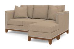 La Brea Reversible Chaise Sofa :: Leg Finish: Pecan