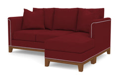 La Brea Reversible Chaise Sofa :: Leg Finish: Pecan