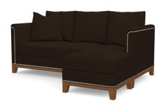 La Brea Reversible Chaise Sofa :: Leg Finish: Pecan