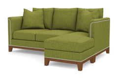 La Brea Reversible Chaise Sofa :: Leg Finish: Pecan