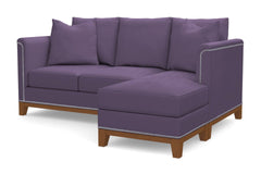 La Brea Reversible Chaise Sofa :: Leg Finish: Pecan