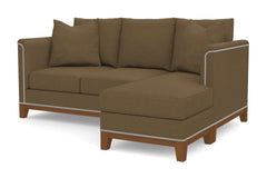 La Brea Reversible Chaise Sofa :: Leg Finish: Pecan