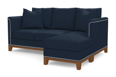 La Brea Reversible Chaise Sleeper Sofa Bed :: Leg Finish: Pecan / Sleeper Option: Deluxe Innerspring Mattress