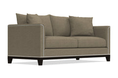 La Brea Queen Size Sleeper Sofa Bed :: Leg Finish: Espresso / Sleeper Option: Memory Foam Mattress