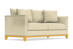 La Brea Queen Size Sleeper Sofa Bed :: Leg Finish: Natural / Sleeper Option: Deluxe Innerspring Mattress