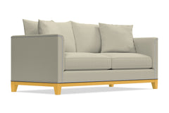 La Brea Queen Size Sleeper Sofa Bed :: Leg Finish: Natural / Sleeper Option: Deluxe Innerspring Mattress