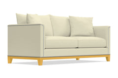 La Brea Queen Size Sleeper Sofa Bed :: Leg Finish: Natural / Sleeper Option: Deluxe Innerspring Mattress