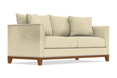 La Brea Queen Size Sleeper Sofa Bed :: Leg Finish: Pecan / Sleeper Option: Deluxe Innerspring Mattress