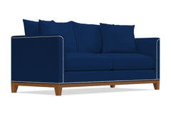 La Brea Queen Size Sleeper Sofa Bed :: Leg Finish: Pecan / Sleeper Option: Deluxe Innerspring Mattress