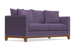 La Brea Queen Size Sleeper Sofa Bed :: Leg Finish: Pecan / Sleeper Option: Deluxe Innerspring Mattress