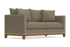 La Brea Queen Size Sleeper Sofa Bed :: Leg Finish: Pecan / Sleeper Option: Deluxe Innerspring Mattress