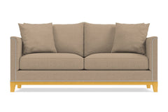 La Brea Queen Size Sleeper Sofa Bed :: Leg Finish: Natural / Sleeper Option: Deluxe Innerspring Mattress