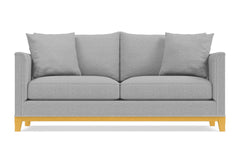 La Brea Queen Size Sleeper Sofa Bed :: Leg Finish: Natural / Sleeper Option: Deluxe Innerspring Mattress