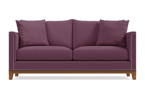 La Brea Queen Size Sleeper Sofa Bed :: Leg Finish: Pecan / Sleeper Option: Deluxe Innerspring Mattress