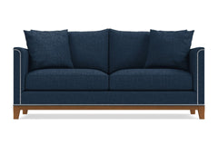 La Brea Queen Size Sleeper Sofa Bed :: Leg Finish: Pecan / Sleeper Option: Deluxe Innerspring Mattress