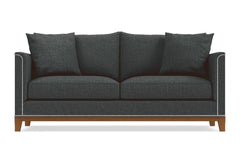 La Brea Queen Size Sleeper Sofa Bed :: Leg Finish: Pecan / Sleeper Option: Deluxe Innerspring Mattress