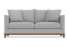 La Brea Queen Size Sleeper Sofa Bed :: Leg Finish: Pecan / Sleeper Option: Deluxe Innerspring Mattress