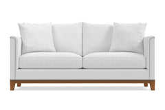 La Brea Queen Size Sleeper Sofa Bed :: Leg Finish: Pecan / Sleeper Option: Deluxe Innerspring Mattress