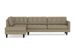 Lexington 2pc Sectional Sofa :: Leg Finish: Espresso / Configuration: LAF - Chaise on the Left