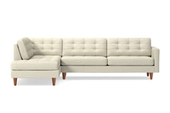 Lexington 2pc Sectional Sofa :: Leg Finish: Pecan / Configuration: LAF - Chaise on the Left