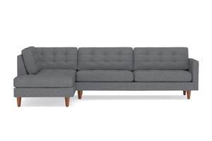 Lexington 2pc Sectional Sofa :: Leg Finish: Pecan / Configuration: LAF - Chaise on the Left