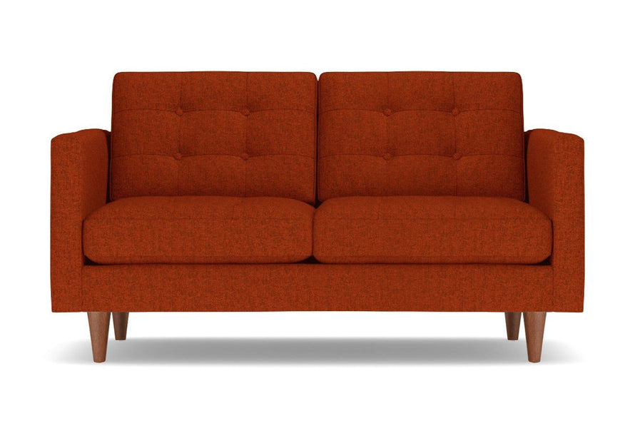 Lexington Apartment Size Sofa :: Leg Finish: Pecan / Size