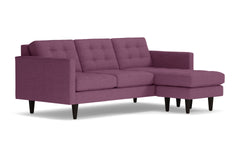 Lexington Reversible Chaise Sofa :: Leg Finish: Espresso