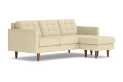 Lexington Reversible Chaise Sofa :: Leg Finish: Pecan