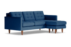 Lexington Reversible Chaise Sofa :: Leg Finish: Pecan