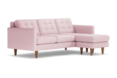 Lexington Reversible Chaise Sofa :: Leg Finish: Pecan