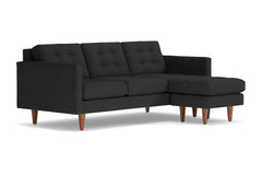 Lexington Reversible Chaise Sofa :: Leg Finish: Pecan