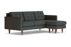 Lexington Reversible Chaise Sofa :: Leg Finish: Pecan