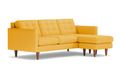 Lexington Reversible Chaise Sofa :: Leg Finish: Pecan