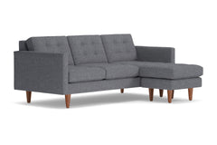 Lexington Reversible Chaise Sofa :: Leg Finish: Pecan