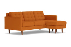 Lexington Reversible Chaise Sofa :: Leg Finish: Pecan