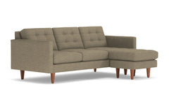 Lexington Reversible Chaise Sofa :: Leg Finish: Pecan