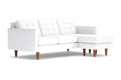 Lexington Reversible Chaise Sofa :: Leg Finish: Pecan