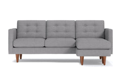 Lexington Reversible Chaise Sofa :: Leg Finish: Pecan