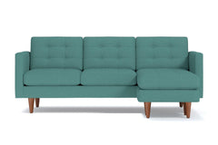 Lexington Reversible Chaise Sofa :: Leg Finish: Pecan