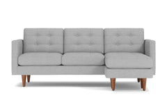 Lexington Reversible Chaise Sofa :: Leg Finish: Pecan