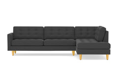 Lexington 2pc Sectional Sofa :: Leg Finish: Natural / Configuration: RAF - Chaise on the Right