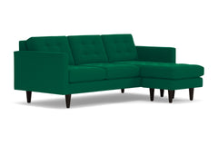 Lexington Reversible Chaise Sofa :: Leg Finish: Espresso